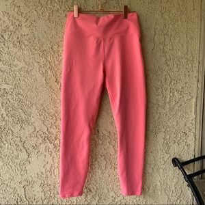 Bright pink Fabletics leggings